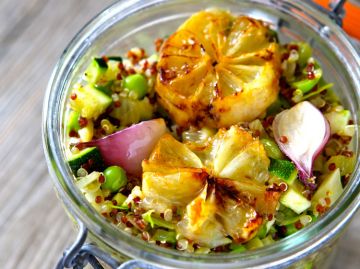 Taboulé de quinoa aux citrons poêlés