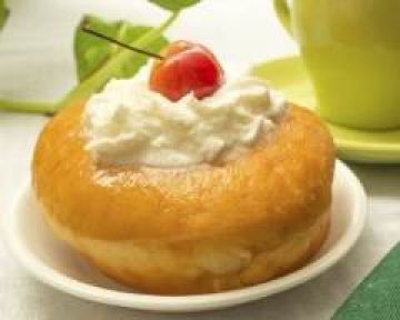 Baba au rhum à la crème vanillée