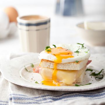 Croque madame maison au four