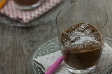 Mousse au chocolat et à l'avocat (vegan) 