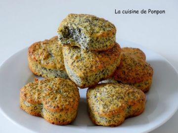 Muffins aux amandes et graines de pavot