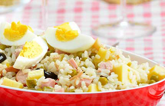 Salade Llight de Riz au Jambon