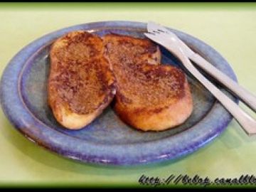 Pain perdu au sucre et à la canelle