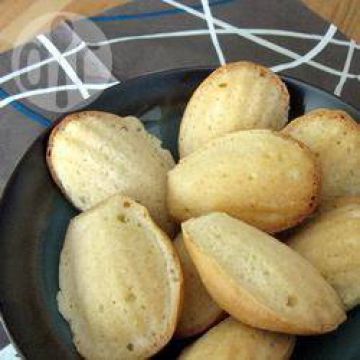 Madeleines au miel et au citron