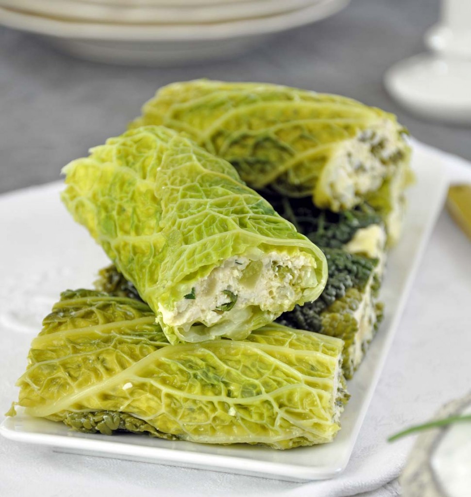 Cannelloni de chou vert et volaille light