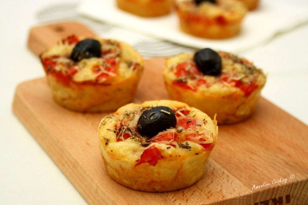 Muffins façon pizza