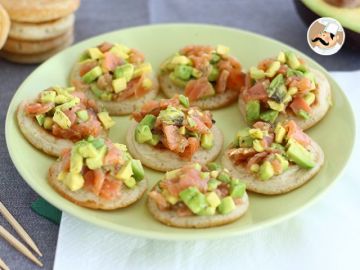 Toast au saumon et à l'avocat