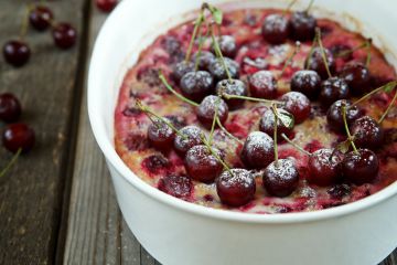 Clafoutis aux cerises à la bière