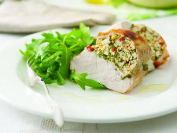 Blancs de poulet farcis à la ricotta