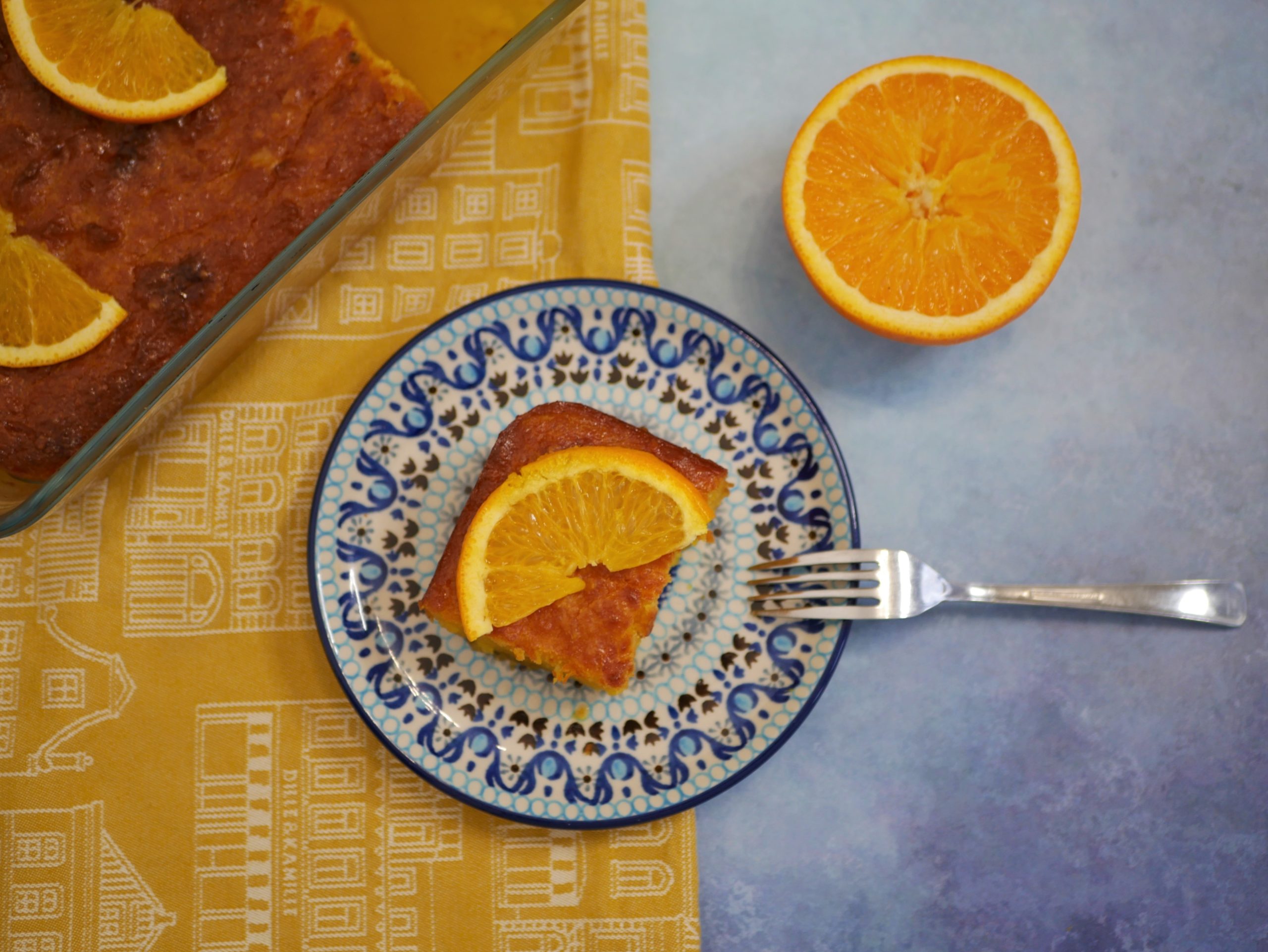 PORTOKALOPITA – Gâteau à l’orange - CUISINE A LA GRECQUE