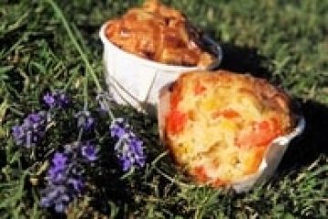 Muffins aux légumes d'été