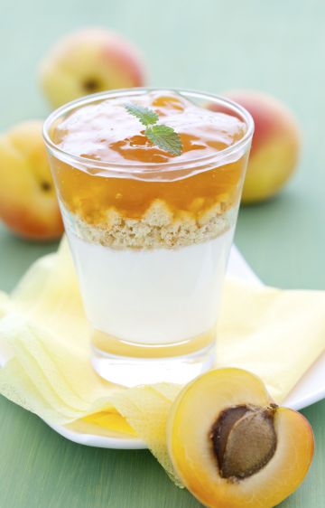 Tiramisu aux biscuits et marmelade d'abricots