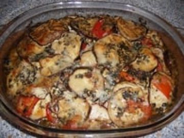 Casserole d'aubergines et de tomates