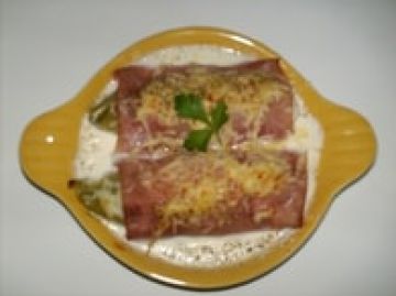 Endives légères au jambon