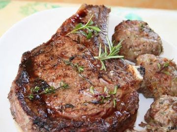 Côte de boeuf au barbecue