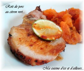 Rôti de porc au citron vert