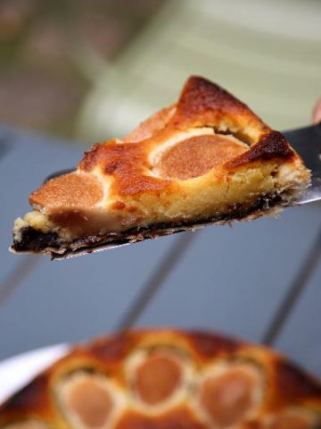 Tarte frangipane aux poires et au chocolat