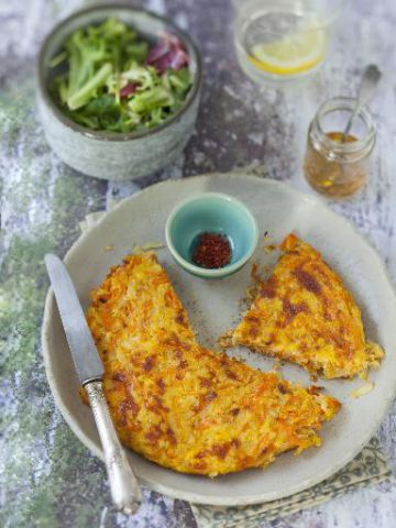 Galette carottes et pommes de terre