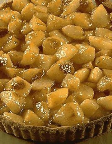 Tarte poires caramel 