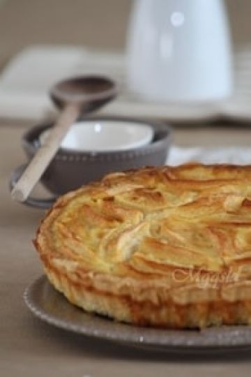 Tarte normande vanillée aux pommes