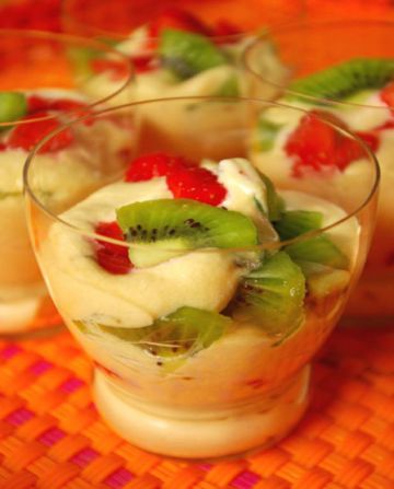 Tiramisu fraises-kiwis 