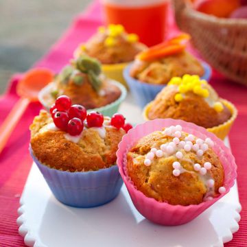 Muffins aux abricots, facile