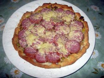 Tarte à la saucisse de morteau