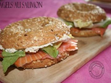 Bagels maison au saumon