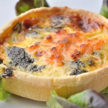 Tarte au saumon à l'oseille