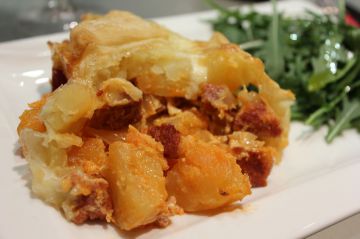 Tartiflette au chorizo, facile