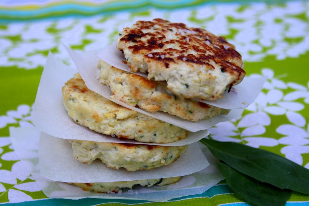 Galettes de poulet au basilic et piment d'Espelette