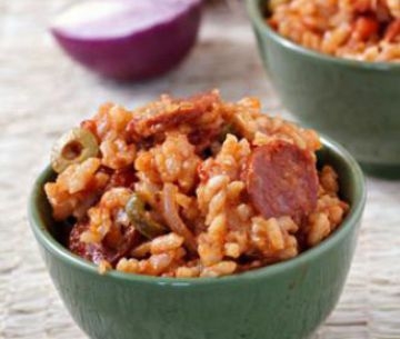 Risotto tomate chorizo