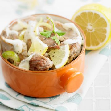 Blanquette de veau légère