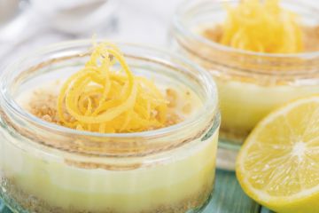 Petit cheesecake au citron