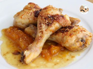 Poulet à la mangue et sauce soja