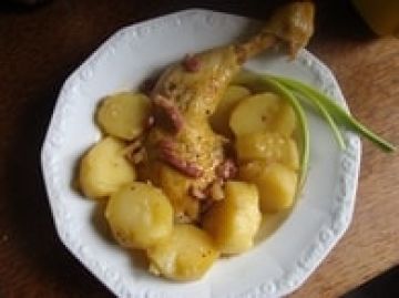 Cocotte de poulet à la bière