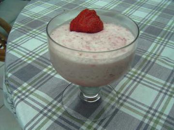 Mousse à la fraise