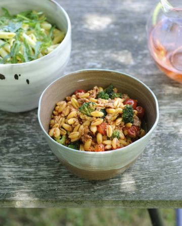 Penne gorgonzola-roquette 