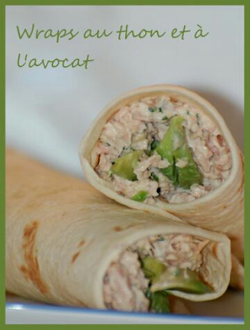 Wraps avocats thon