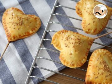 Pie pops en coeur pour la saint valentin