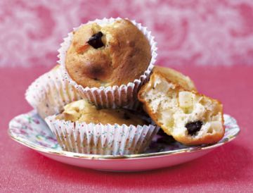 Muffins poire-chocolat