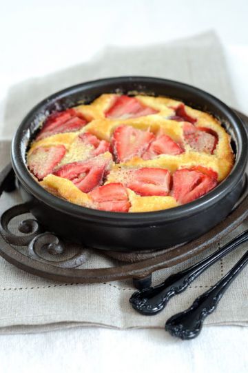 Clafoutis aux fraises