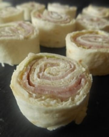 Wrap jambon et kiri