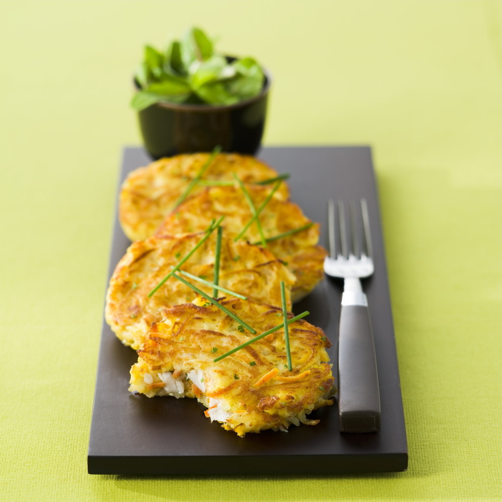 Galettes croustillantes au poisson