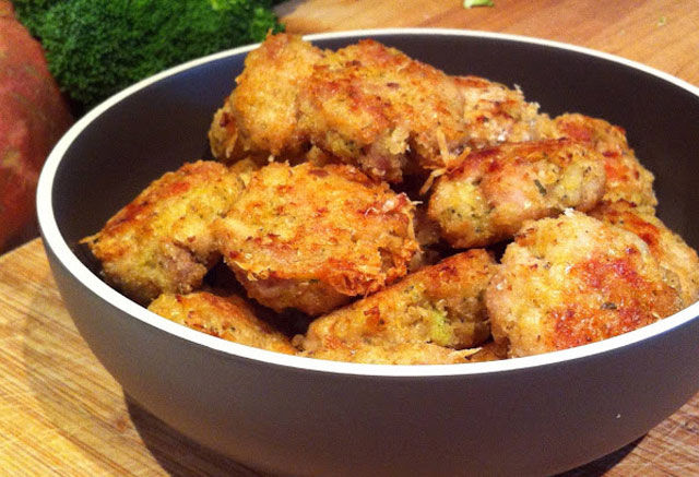 Nuggets de poulet au brocoli