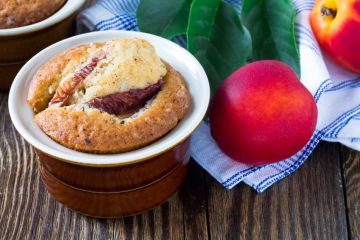 Clafoutis aux pêches