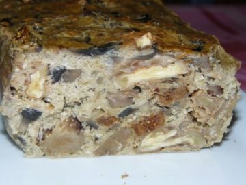 Terrine de champignons aux marrons et aux figues