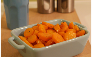 Carottes sautées à l'orange et au gingembre