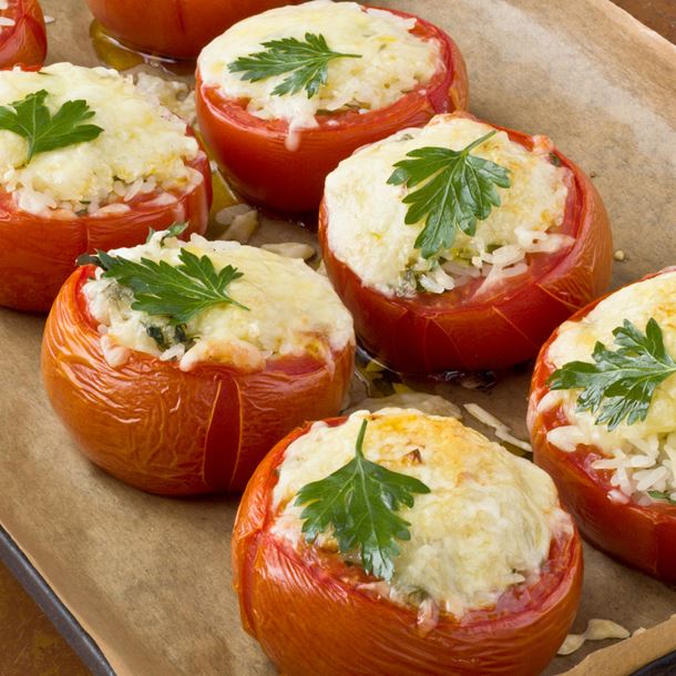 Tomates farcies au riz