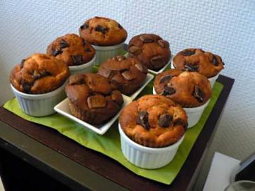 Délicieux muffins légers et moelleux framboises chocolat blanc